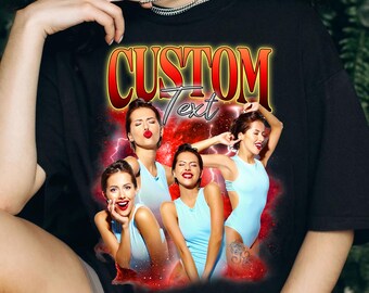 Chemise petite amie personnalisée, chemise couleurs confort petit ami, chemise visage, EVJF surprise, cadeau d'anniversaire personnalisé bootleg, chemise de groupe
