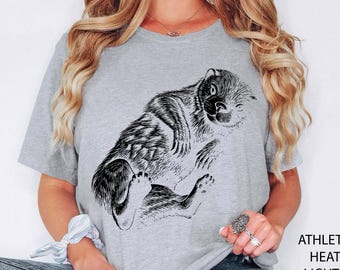 Cute Otter Shirt, Otter Lover Shirt, Sea Otter Gifts Shirt, Animal Lover Shirt, Otter Print Shirt, Otter Birthday Gift Shirt, Otter Clothes