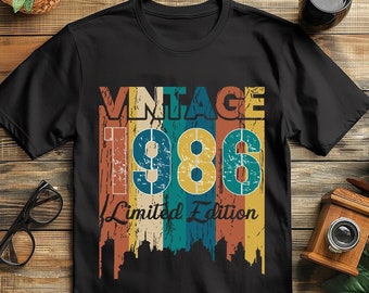 1986 Vintage Birthday Shirt ,Vintage 1986, 1986 Shirt, 38th Birthday Shirt, 38th Birthday Best Friend, 38th Birthday Woman, Limited 1986 Tee