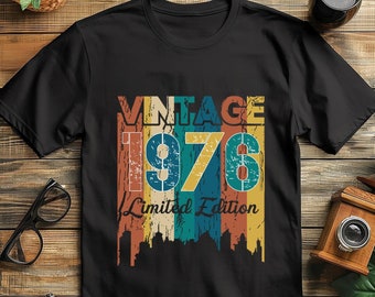 Vintage 1976 Shirt, 1976 Shirt,48th Birthday Shirt, 48th Birthday Gift, 48th Birthday Gifts For Men, 48th Birthday Gifts for Women, 1976 Tee
