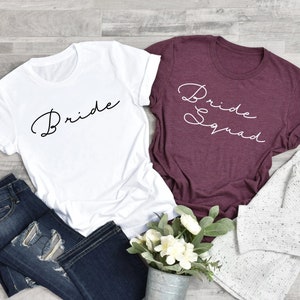 Bridesmaids Shirt, Bridesmaid Custom Tshirts, Wedding Custom Shirts, Maid Of Honor Shirt, Bridesmaid Gift,Bridal Party Shirts, Bride&#39;s Babes