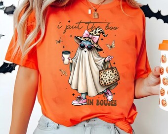 Halloween Ghost Shirt, Boo Jee Shirt, Boo Shirt, Spooky Ghost Hoodie, Spooky Season Ghost Sweater, Spooky Vibes Shirt, Halloween Gifts,Ghost