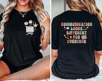 AAC SPED Teacher Inclusion Tshirt, Your Words Matter Shirt, Neurodiversity Bcba Slp OT Teachers Gift,Language Special Education,Words Matter