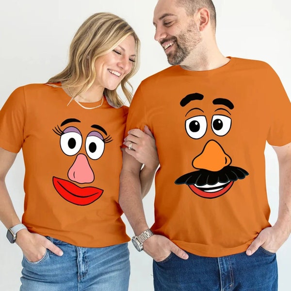 Mr Potato And Mrs Potato Head Shirt, Cute Thanksgiving Shirt, Custom Couple Shirt, Fall Family Matching Shirt, Funny Thanksgiving Tees, Fall