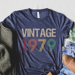 Vintage 1979 Shirt, 1979 Shirt,45th Birthday Shirt, 45th Birthday Gift, 45th Birthday Gifts For Men, 45th Birthday Gifts for Women, 1979 Tee