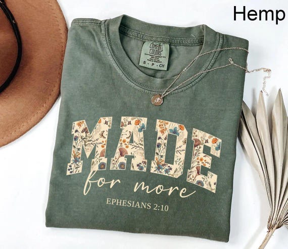 Comfort Colors® Bible Verse Shirt, Cute Christian Shirt For Women,Jesus Shirt,Christian Gift, Christian Christmas Shirt,Love and Grace Shirt