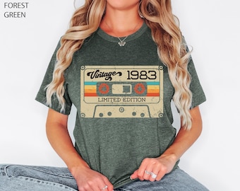 1983 Vintage Shirt, 1983 Birthday Shirt, 41st Birthday Gift,41st Birthday Gift Shirt, 1983 Vintage Tee, 1983 Retro Shirt, Vintage Birthday#