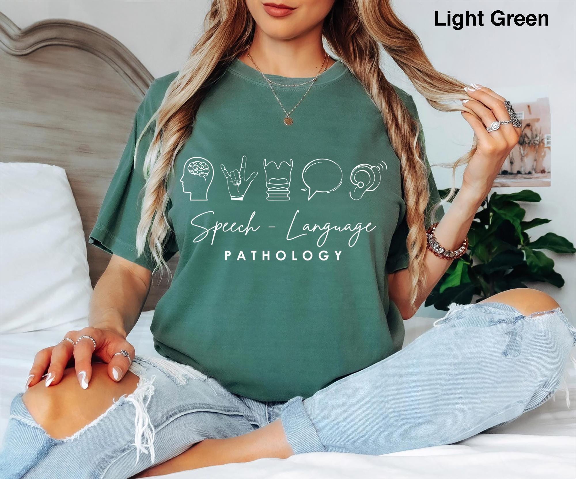 Comfort Colors® Speech Language Pathologist Shirt, Speech Therapist Shirt, Speech Language Shirt, SLP Nurse Shirt, SLP Shirt, Long Sleeve