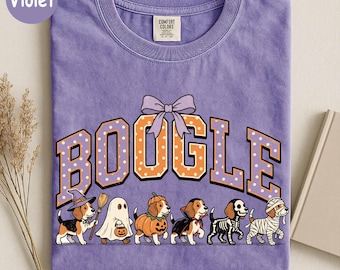Halloween Beagle Shirt Comfort Colors, Funny Beagle Dog Mom Shirt, Beagle Halloween Tee, Spooky Beagle Gift, Cute Dog Lover Fall Shirt