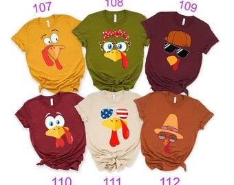 Funny Turkey Shirts, Thanksgiving Group Shirts, Fall Family Shirts, Cute Turkey Shirt, Kids Fall Shirt, Fall Shirt Teacher, Thanksgiving Tee