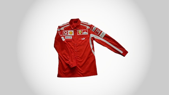 Vintage Puma F1 Pit Crew Shirt / Ferrari Team / M… - image 2