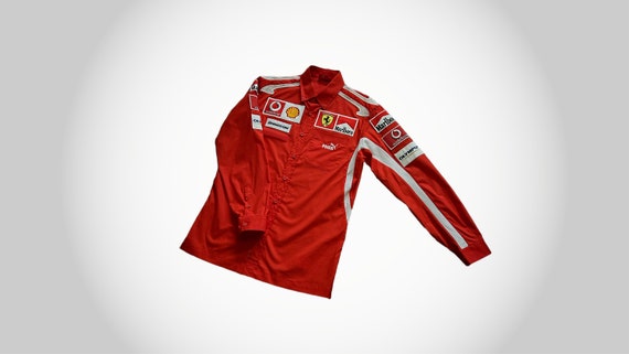 Vintage Puma F1 Pit Crew Shirt / Ferrari Team / M… - image 4