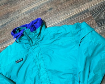 Veste Coupe-vent Vintage Columbia Bugaboo - Taille M - Vert Foncé - Occasion Très Bon état - Outdoor