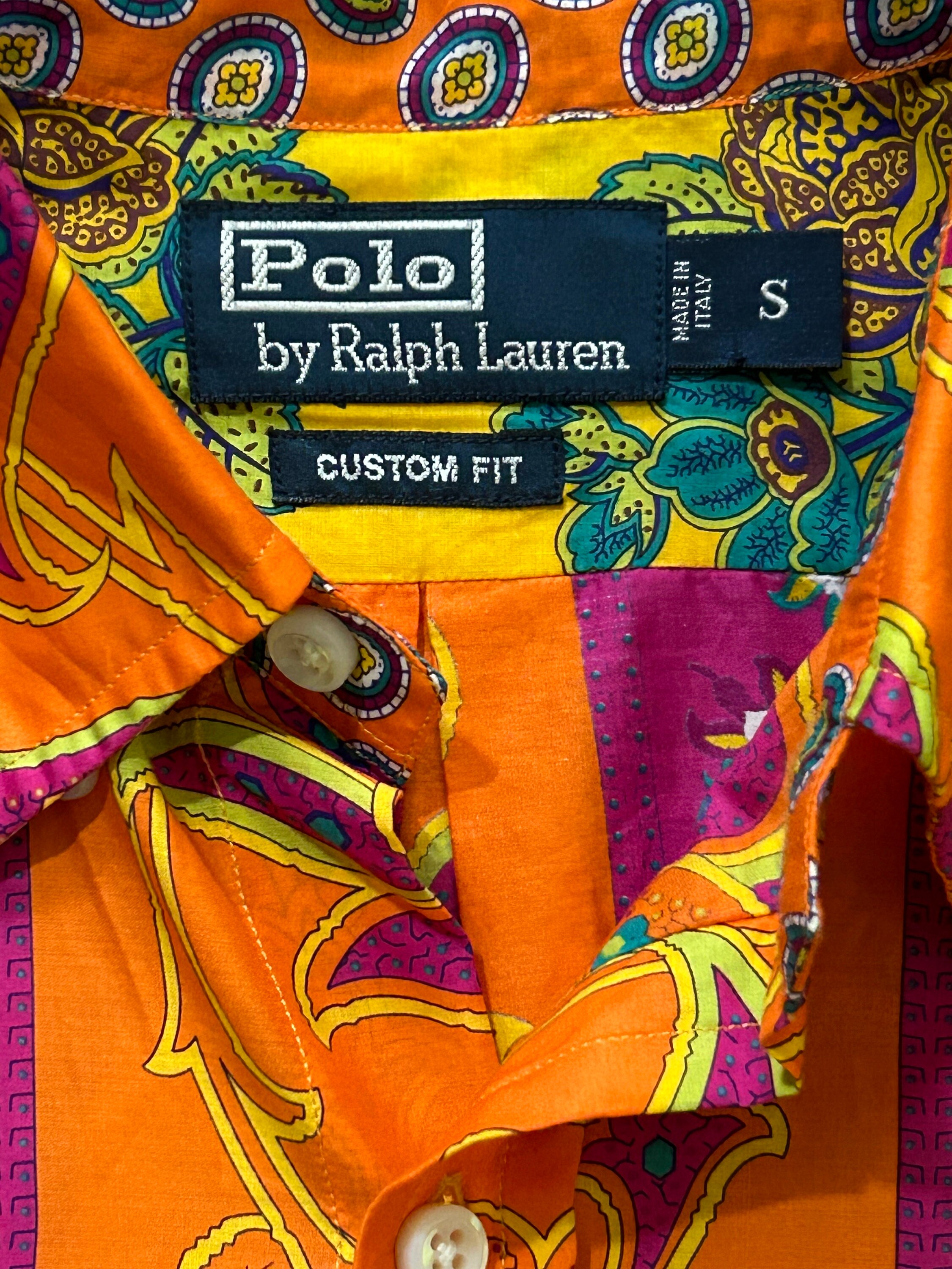 Vintage Polo Ralph Lauren Paisley Shirt / Colorful / Men / Women