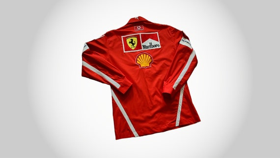 Vintage Puma F1 Pit Crew Shirt / Ferrari Team / M… - image 7