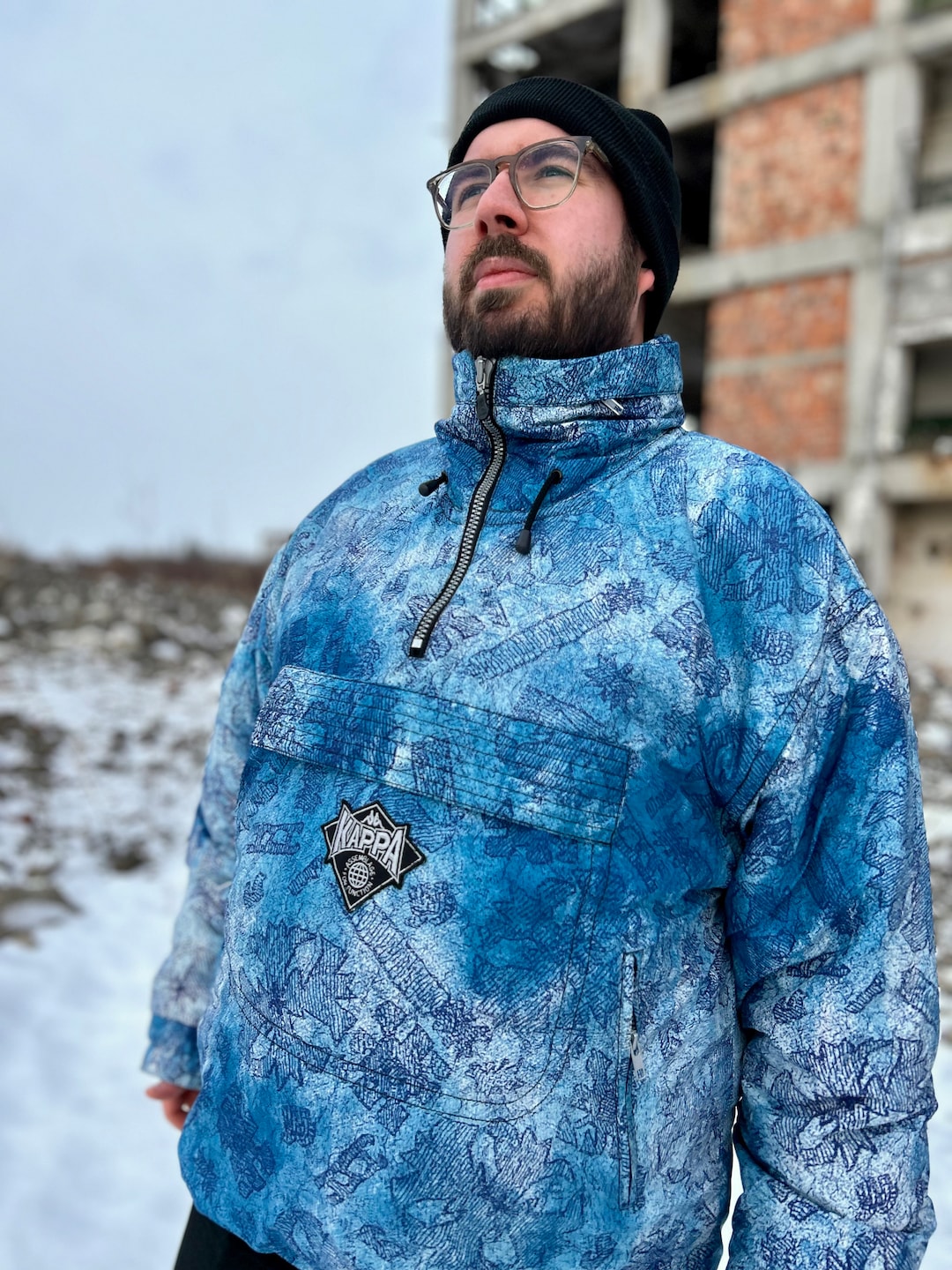 Very Rare Vintage Kappa Jacket / 90s Fashion / Cool Pattern / for