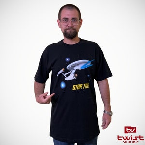 T-shirt Vintage Star Trek Spock Années 90 - Marque Stanley Desantis - Taille XXL - Neuf Avec étiquettes