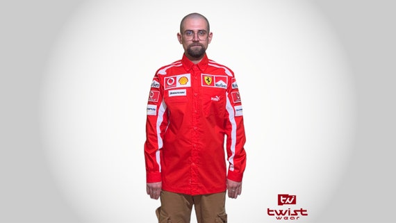 Vintage Puma F1 Pit Crew Shirt / Ferrari Team / M… - image 1