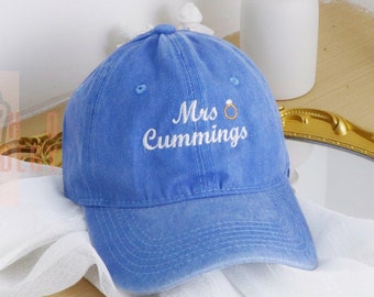 Custom Embroidered Future Mrs Hat, Bride hat, Engagement Gift,Bride to Be Gift, Bridal Shower Gift for Bride