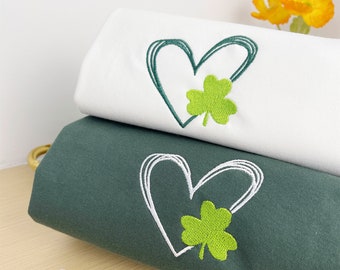 Custom St. Patrick's Day Outfit I Custom Lucky Sweatshirt I Cute St. Patrick's Day Wear I Shamrock Sweatshirt I St Satricks Day Sweatshirt