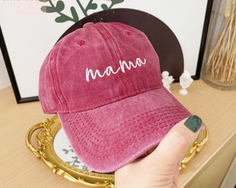 Embroidered Mama Hat Personalized Dad Cap Embroidery Logo Baseball Hat Bachelorette Hats Custom Caps Sorority Hat Unisex Baseball Cap