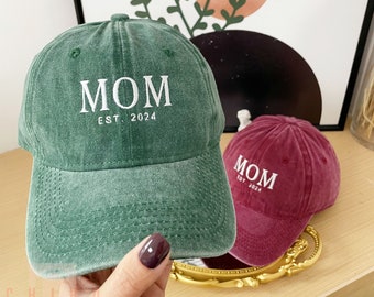 Embroidered Mom Hat Personalized Dad Cap Embroidery Logo Baseball Hat BacheloretteHats Custom Caps Sorority Hat Unisex Baseball Cap