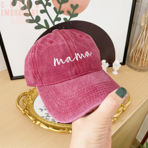 Embroidered Mama Hat Personalized Dad Cap Embroidery Logo Baseball Hat Bachelorette Hats Custom Caps Sorority Hat Unisex Baseball Cap