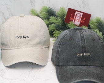 Personalised boy bye Cap,Custom Embroidered Hat,Personalized Dad Cap,Embroidery Logo hat ,Your own text monogram Bachelorette Cap