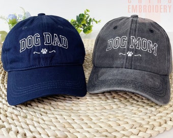 Embroidered Dog Dad Mom Hat Personalized Dad Cap Embroidery Logo Baseball Hat Bachelorette Hats Mother's Day Gift Father's Day Gift