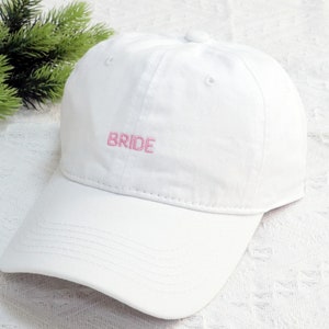 Chapeau brodé mariée personnalisé,Casquette de baseball mariée,Casquettes de baseball bachelorette,Casquette future mariée,Casquette de la mariée,Casquette bébé image 10