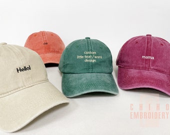 Embroidered Hat Personalized mom hat Embroidery Logo Baseball hat Bachelorette Hats Custom Caps Sorority Hat Unisex Baseball Cap