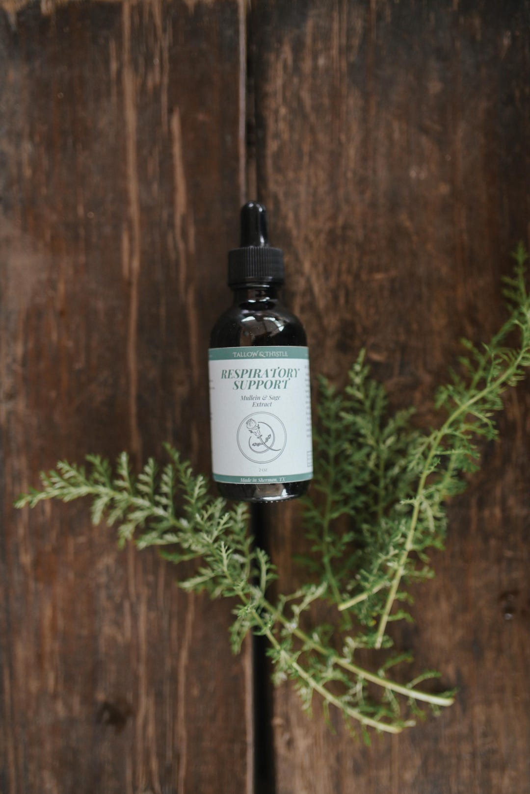 Respiratory Support Mullein & Sage Tincture | Fresh Herb | Organically ...