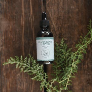 Respiratory Support Mullein & Sage Tincture | Fresh Herb | Organically Grown | High Quality