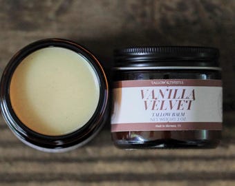 Vanilletalgbalsem, met gras gevoederde vochtinbrengende crème, gezichtsbalsem voor de droge, gevoelige huid