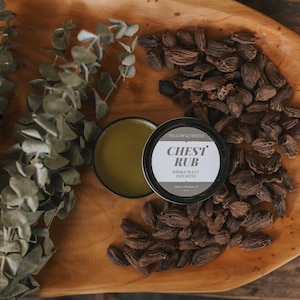 Frottement pour la poitrine | Infusé aux herbes entières | Culture biologique | Haute qualité