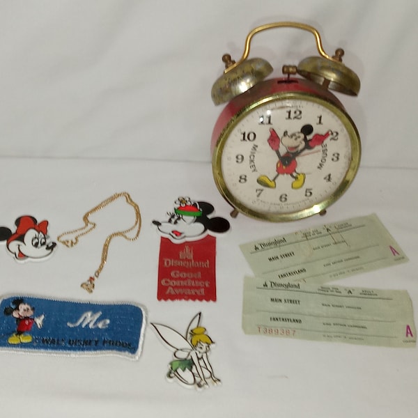 Minnie Mouse Alarm Clock Etsy