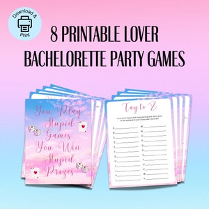 She Found Her Lover, TS Bachelorette Party Games, Printable Bachelorette Party Games, Lover Bachelorette Games
