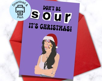 Olivia Printable Christmas Card, Sour Christmas Card, OR Christmas Card, Printable Christmas Card, Olivia Christmas
