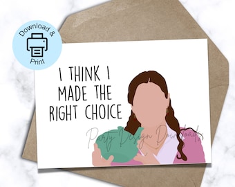 Jim and Pam Anniversary Card: The Office Valentine (Printable PDF)