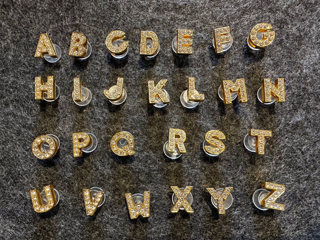 Charmes De Chaussures SKHAOVS - 74 Pièces Lettres A-Z Et Chiffres 0-9 - DIY Pour Lacets - Rose Et Blanc
