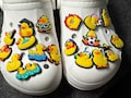 Cute Yellow Duck Rubber Duck Theme Fancy shoe charms product logo