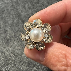 Pearl Flower Diamond Croc Charms: Bling Shoe Decoration bild 6