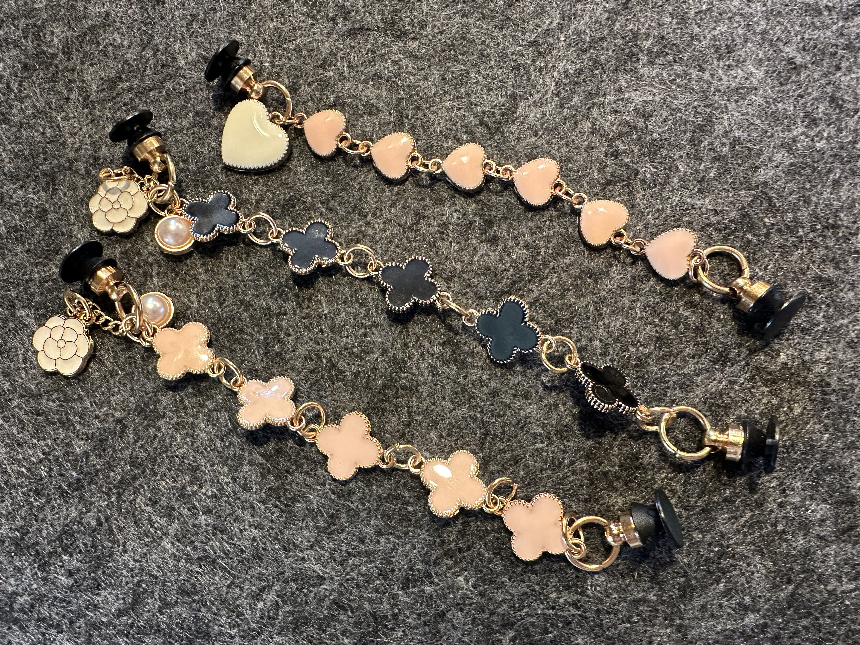 Croc Shoe Chain Charms: Clover, Heart, Pearl DIY Decoration - Etsy