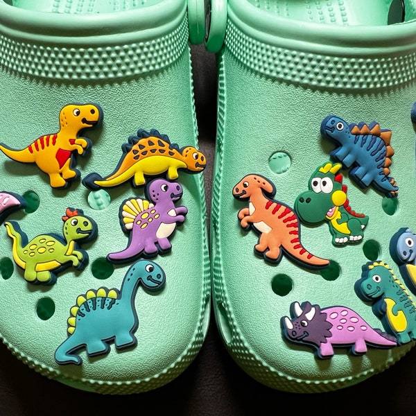 Cartoon Cute Dinosaurs shoe charms