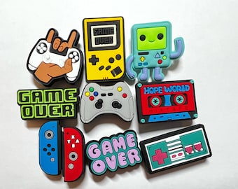 GAME gamepad  game console shoe charms
