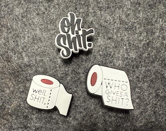 Funny Shoe Charms: Silly Words Design