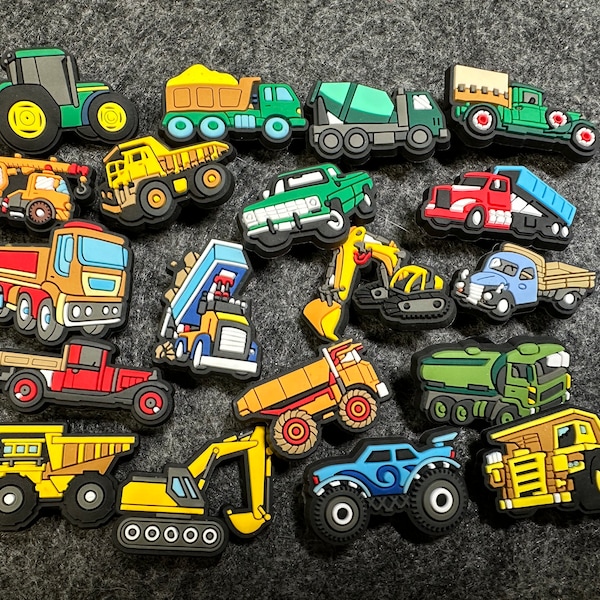 Concrete machine Construction Machine Vehicle Road Pile Driver Design shoe charms Best Quality