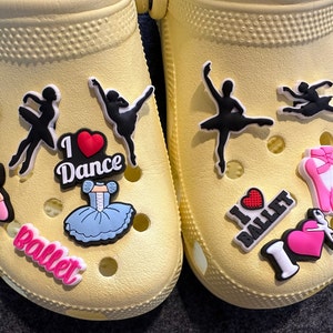 Girl Cute Dance Diamond Clog Shoe Croc Charms Jibbitz Great Gift UK