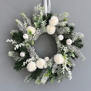 Weihnachtskranz, Weihnachtslaubkranz, Weihnachtsdekoration, Rustikale Weihnachten, Feiertagskranz, Weihnachtstürkranz, Winterkranz