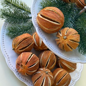 Whole Natural Dried Oranges | Plant-Based DIY Christmas Decor
